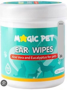 lot 34895 image: Magic Pet Ear Wipes with Aloe & Eucalyptus- lot of 2