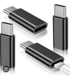 lot 34897 image: Lightning to USB-C Adapter Kit- lot of 2 packs (4 total)