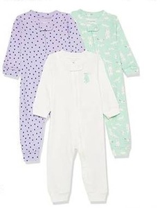 lot 34903 image: Baby Sleep & Play 3-Pack Pajama Set 18 mo