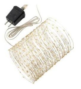 lot 34905 image: 300 LED Cool White String Lights