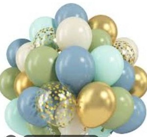 lot 34907 image: 140-Piece Pastel Balloon Garland Kit