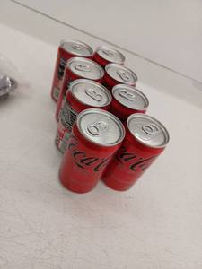 lot 34921 image: 8-Pack Coca-Cola Zero Sugar Cans BB May 25