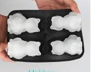 lot 34924 image: 3D Cat & Dog Shape Ice Cube Mold Tray