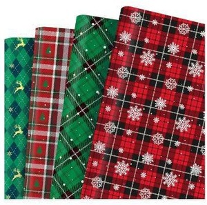 lot 34928 image: Littkeef Cliaet 24 Sheets Precut Christmas Wrapping Paper