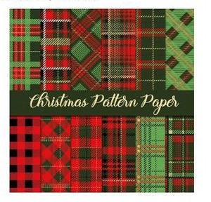 lot 34938 image: Holiday Plaid Scrapbook Paper Set 2 pack