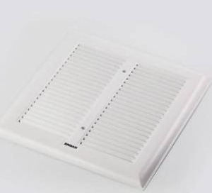 lot 34980 image: Broan-Nutone S97011308 White Metal Grille Kit - Fits Models 670  671  688 & 689