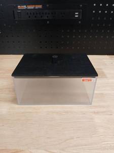 lot 40425 image: Modern Storage Container with Black Lid - Retail $8