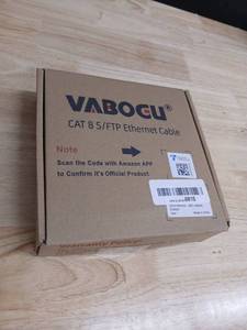 lot 40493 image: Vabogu CAT 8 SFTP Ethernet Cable - Retail $25