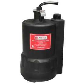 lot 2176 image: Utilitech 0.33-HP Thermoplastic Submersible Utility Pump