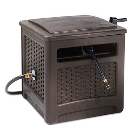 lot 2183 image: Suncast Plastic 225-ft Hideaway Hose Reel