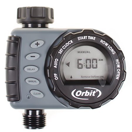 lot 2186 image: Orbit Digital Hose Sprinkler Irrigation Timer for Vacation Lawn, Plant, and Garden Watering (1 Valve)
