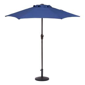lot 2198 image: Garden Treasures Blue Market 7.5-ft Patio Umbrella