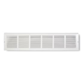 lot 2219 image: Accord Ventilation White Steel Louvered SidewallCeiling Grilles (Rough Opening 8-in x 30-in Actual 8.84-in x 31.75-in)