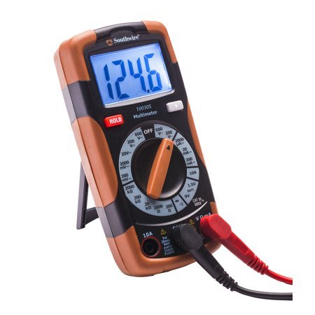 lot 2221 image: Southwire Tools & Equipment 10030S Manual Ranging Multimeter CAT III