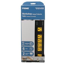 lot 2235 image: Utilitech 6-Outlet Home Office Surge Protector (Auto-Off Safety)