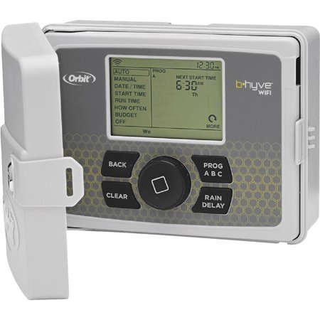 lot 2256 image: Orbit 57946 B-hyve IndoorOutdoor 6 Station WiFi Sprinkler System Controller