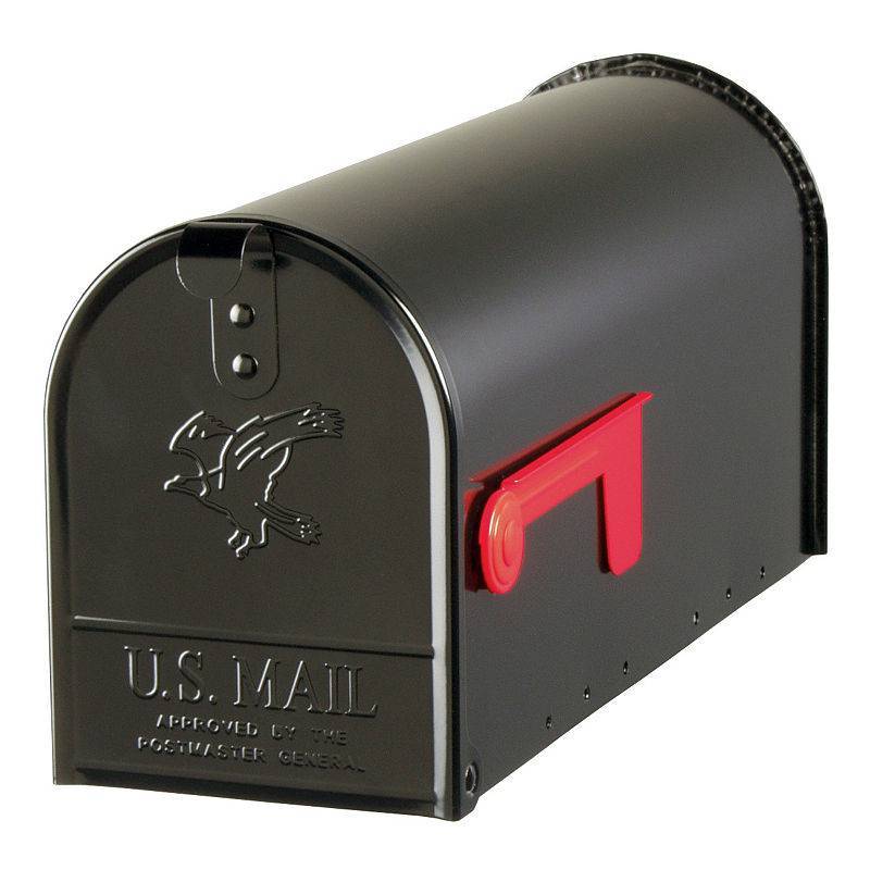 lot 2262 image: Gibraltar Mailboxes Elite 6.9-in W x 8.9-in H Metal Post Mount Mailbox