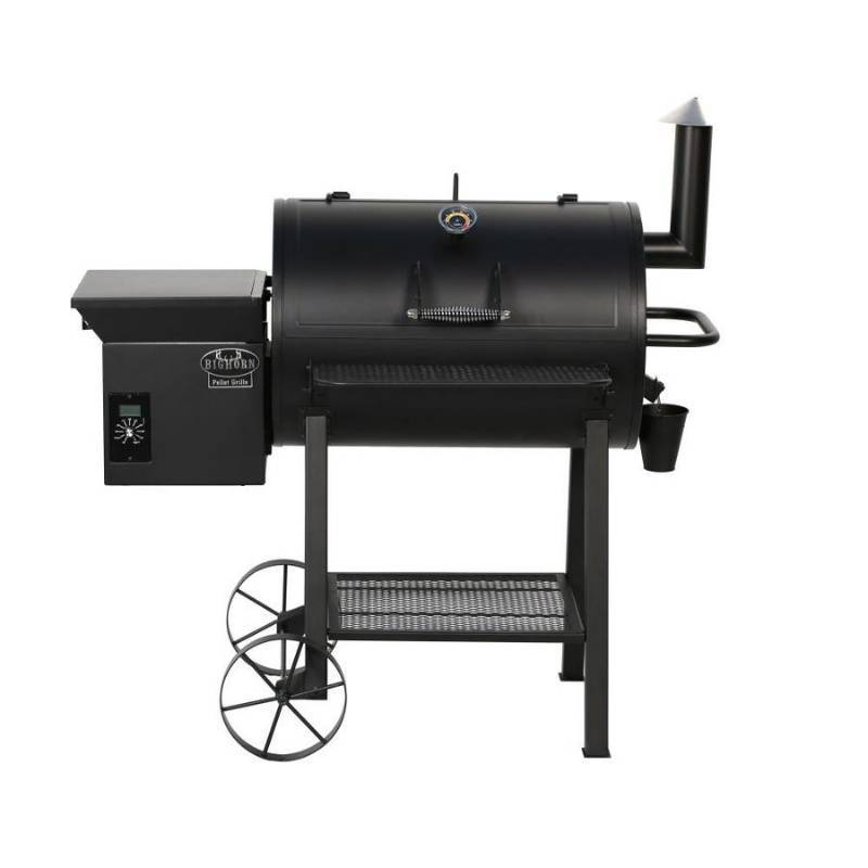 lot 1 image: Big Horn 876-Sq In Black Pellet Grill Srpg1093l
