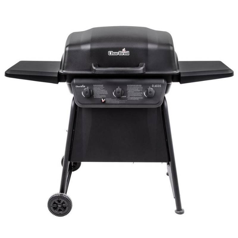 lot 2 image: Char-Broil Classic Black 3-Burner Liquid Propane Gas Grill