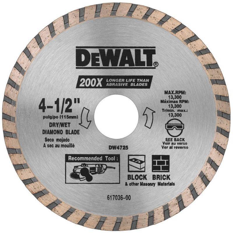 lot 2282 image: DEWALT Diamond 4.5-in Grinding Wheel