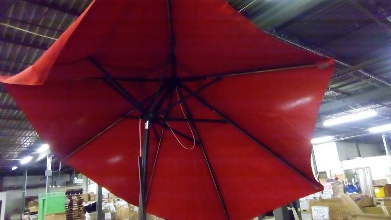 lot 2290 image: outdoor patio umbrella with base