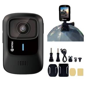 lot 8566 image: MTCA Helmet Action Camera 4K Ultra HD 16MP Waterproof Sports Cam, 145° Wide-Angle, Includes Helmet Mount &amp Accessories for Motorcycle, Bike &amp Outdoor Adventures(can Connect Phone via WiFi)