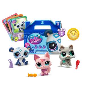 lot 8570 image: Littlest Pet Shop - Pet Surprise Three Pack - Series 2 - LPS Gen 7, Authentic Mystery Figures, Surprise Collectible Kidult Toy, Girls, Boys, Kids, Tweens Ages 4
