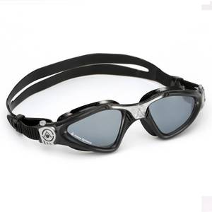 lot 8578 image: Aqua Sphere Kayenne Swim Goggles with Smoke Lens (BlackSilver)