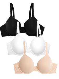 lot 8649 image: Fruit of the Loom Lightly Lined Underwire T-Shirt Bra 36B