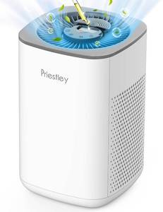 lot 8651 image: Priestley Small Air Purifiers for Home Bedroom Dorm Office Desktop, 20dB Quiet 3-in-1 HEPA Air Purifier with Essential Oil Diffuser, Air Filters Smoke, Allergies, Pet Dander, Odor, Dust