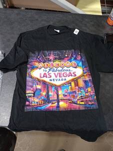 lot 8674 image: Welcome To Fabulous Las Vegas Shirt Large