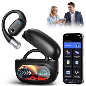 lot 8685 image: AI Translation Earbuds Real Time,LCD Touchsreen,164 Language Translator Earbuds,70 Hours Noise Cancelling Translation Headphones with Audio and Video Calls,IPX7