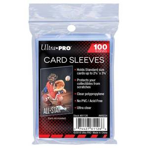 lot 8687 image: Ultra PRO - Penny Sleeves Clear Soft Card Sleeves 100ct. 2.5 x 3.5, Protect and Store Valuable Sports Cards, Baseball Cards, Football Cards, Basketball Cards and Even Gaming Cards, MTG &amp DND