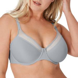 lot 8731 image: Bali Womens One Smooth U Ultra Light Convertible Bra DF3439, Crystal Grey, 36D