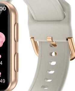lot 8749 image: MorePro Health Fitness Tracker, Fitness Watch, Gold