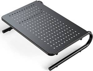 lot 8770 image: Monitor Riser for Desk, Desk Organizer,Laptop Shelf wVented for Screen, Computer Stand for PC, Printer, for Home & Office