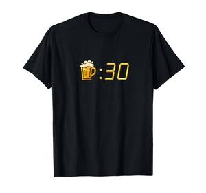 lot 8822 image: Its Beer OClock for Beer Drinkers T-Shirt Blue L