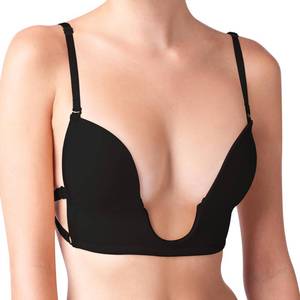 lot 9752 image: The Natural Womens Sexy Plunge Convertible Bra-Full Figure Sizing,black,15