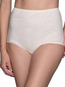 lot 9754 image: Vanity Fair womens Perfectly Yours High Waisted Panties Briefs, Cotton - Candleglow, 12 US