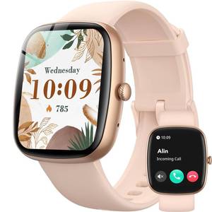 lot 9811 image: Parsonver Smart Watch for iOS and Android Phones(AnswerMake Calls), HD Screen Watches for Women, IP68 Waterproof Fitness Tracker Watch with Heart Rate Sleep Monitor, Steps Calories Counter, Rose Gold