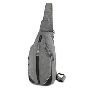 lot 9818 image: WATERFLY Small Crossbody Sling Backpack Anti Theft Backpack for Traveling Chest Bags for Men&Women Multipurpose Casual Daypack Hiking Shoulder Bag (Gray)