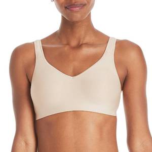 lot 9826 image: Hanes Womens Smooth Comfort Wireless Bra, Seamless Full-coverage T-shirt Moisture Wicking, Single & 2-pack Bras, Nude, Small US