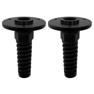 lot 9839 image: ISURE MARINE 2Pcs PG16 Cable Gland with Anodized Aluminum Base Antirust Anti-corrosive Waterproof IP68 Nylon Joint Adjustable Locknut for 10-14mm Wire Thread