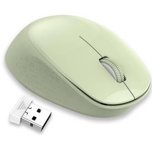 lot 9842 image: LeadsaiL Wireless Mouse for Laptop, 2.4GHz Silent USB, Slim Optical, 1600 DPI, Mint Green, 3 Buttons, 10m Range, Ambidextrous, WindowsMacLinux Compatible