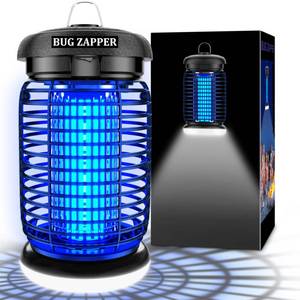 lot 9879 image: LUOJIBIE Bug Zapper Outdoor, Mosquito Zapper with LED Light, Fly Zapper Outdoor Indoor, Insect Zapper Electric Fly Traps, Plug in Mosquito Killer for Patio Yard