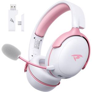 lot 9894 image: KOFIRE Wireless Gaming Headset, 2.4GHz USB Gaming Headphones with Bluetooth 5.4, 53MM 3D Stereo Sound, 65H Battery, ENC Noise Canceling Mic, 3.5mm Wired, Wireless Headset for PC PS5 PS4 Mac Switch