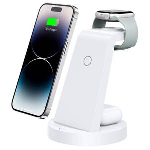 lot 9907 image: 3 in 1 Charging Station for iPhone - Wireless Charger for Apple Products Multiple Devices - Charging Dock Stand for AirPods (for iPhone 17 16e 16 15 14 13 pro 12 11 X Max)