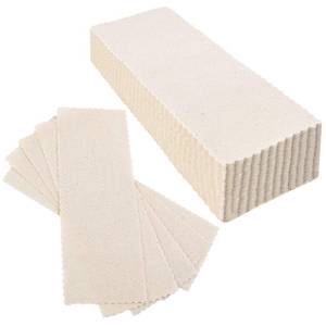 lot 9920 image: Maitys 100 Pieces Body and Facial Muslin Strips for Hair Removal Natural Muslin Epilating Strips 2.8 x 7.9 Inches Large Bulk for Women and Men