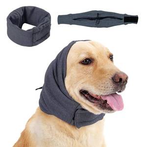 lot 9932 image: LEOTRAG Dog Calming Hoodie, No Shake Ear Wraps for Dogs, Adjustable Dog Ear Muffs for Noise Protection, Ear Wrap Head Cover for Head Warp Anxiety Relief, Hematoma, Grooming and Force Drying