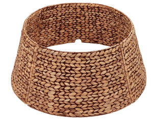 lot 9970 image: Rattan Christmas Tree Collar 24 inch